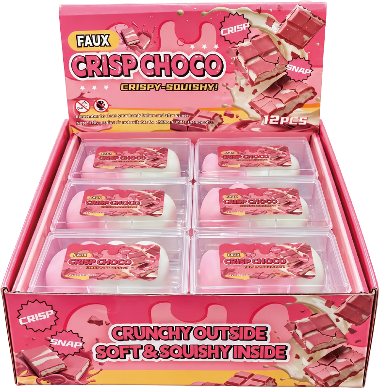 Wax Cracking Squish - Crisp Choco Bar 12PCS/DP