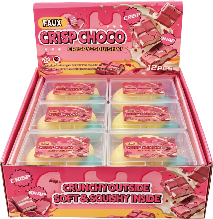 Wax Cracking Squish - Crisp Choco Banana 12PCS/DP