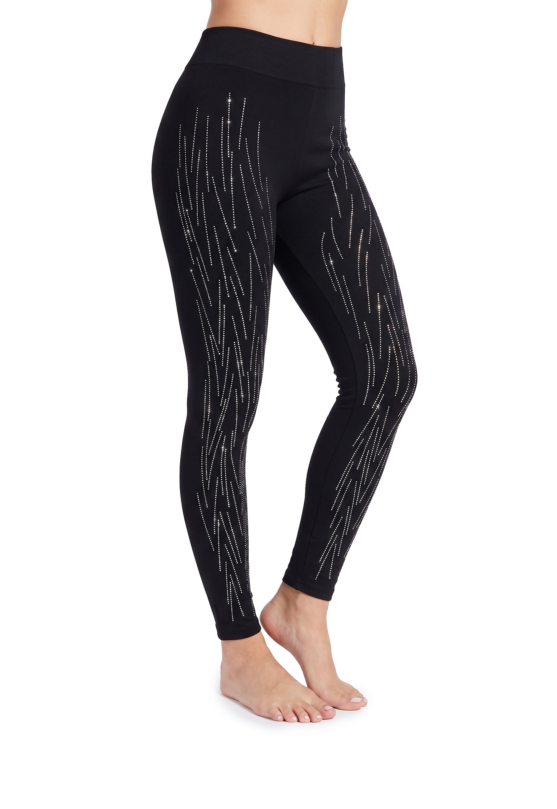 Leggings Rhinestone Studded Party
