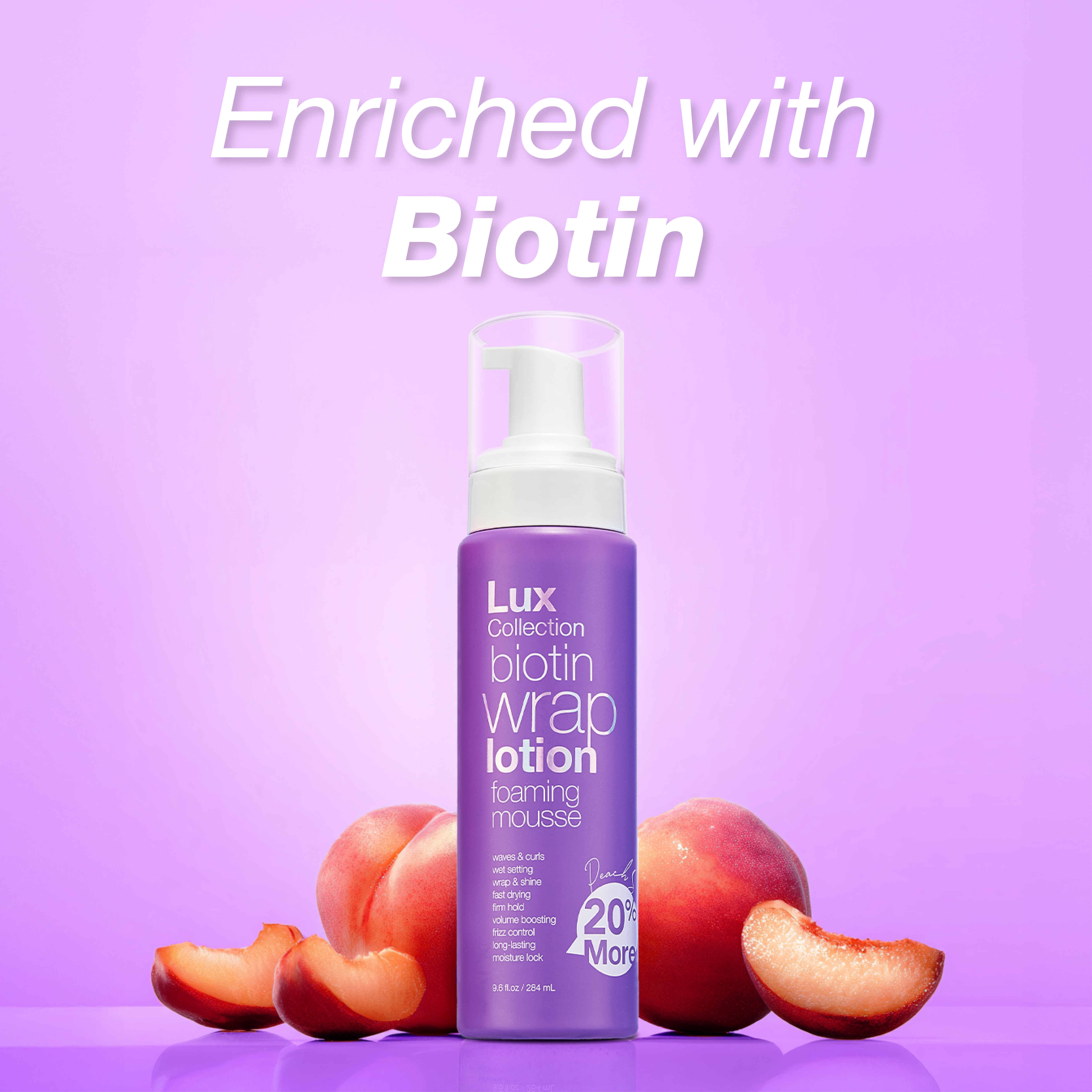 Lux Collection  - Biotin Wrap Lotion Mousse