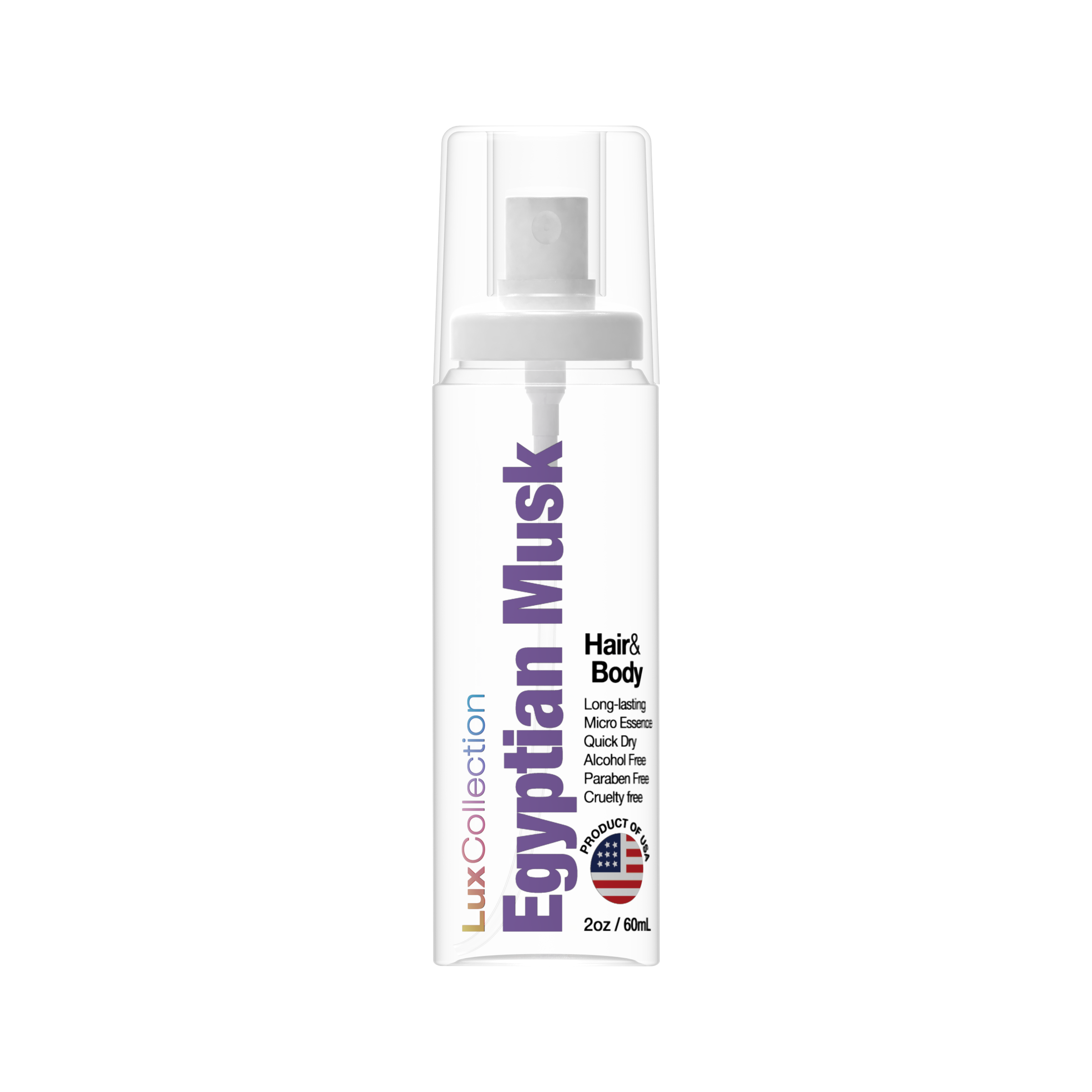 Lux Collection - Hair & Body Mist Perfume Egyptian Musk