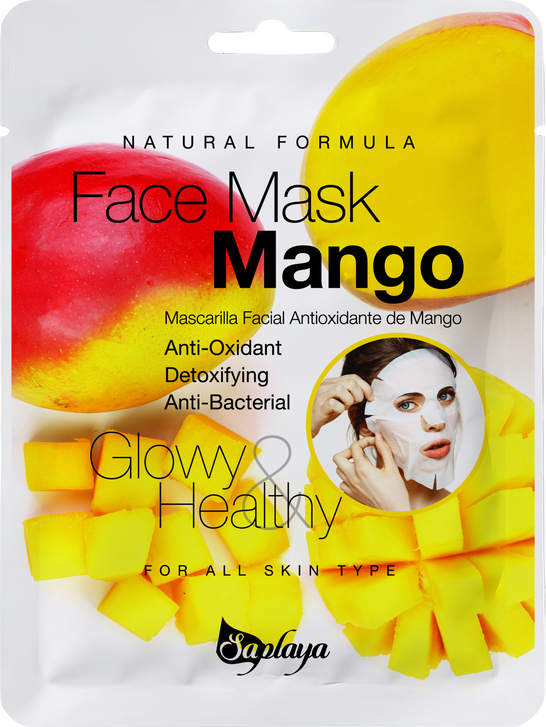 Saplaya - K-Beauty Face Mask Sheets | Mango