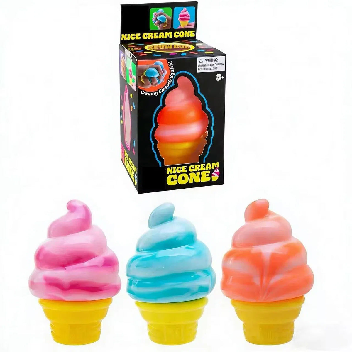 Icecream cone - Sensory Squeeze Toy (12 PCS/DP)