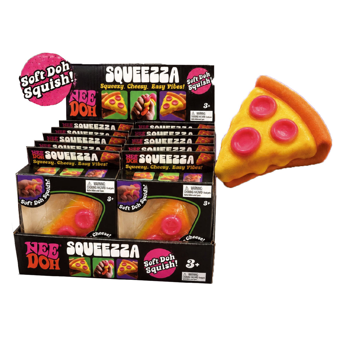 Pizza - Sensory Squeeze Toy (12 PCS/DP)