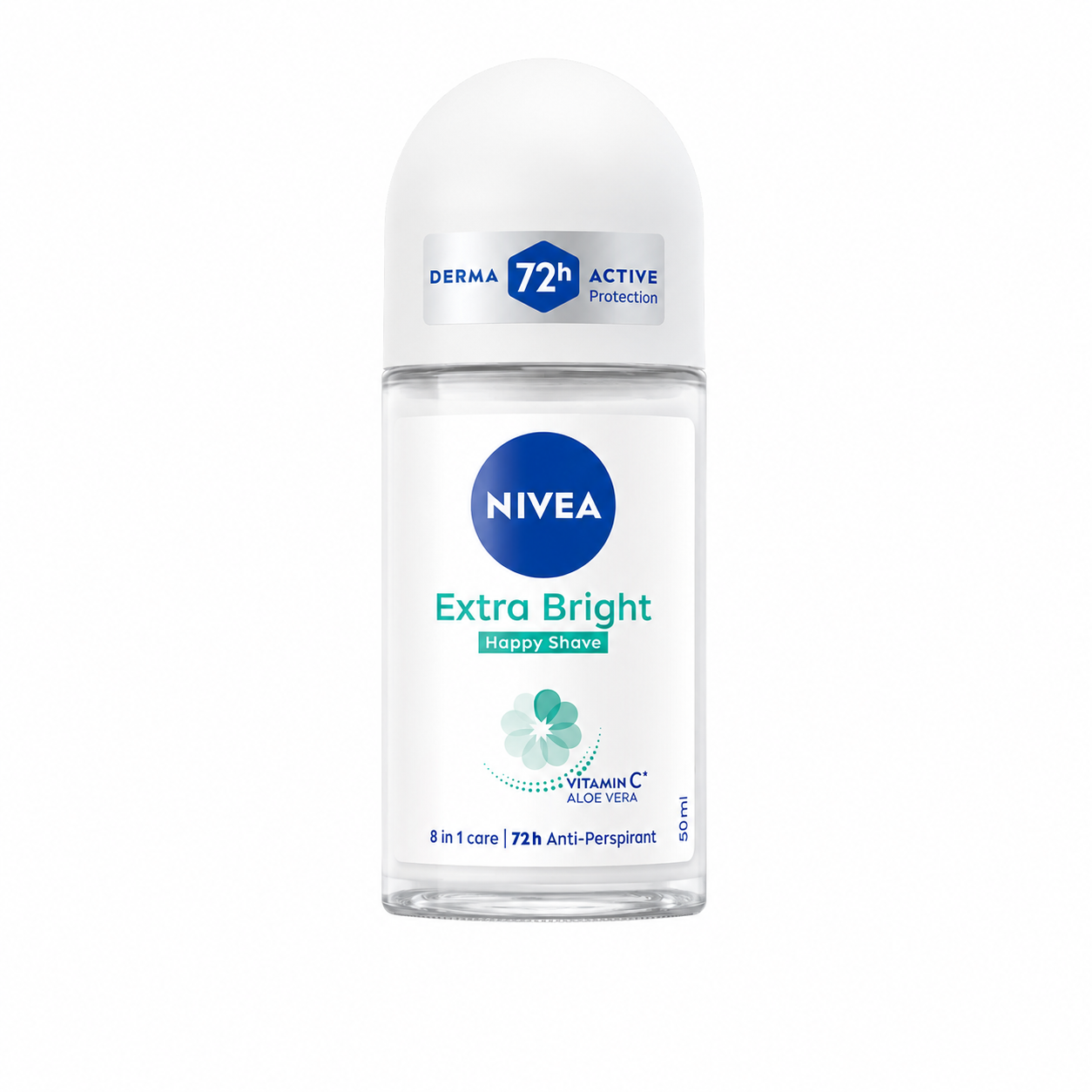 NIVEA Extra Bright Happy Shave Roll-On Antiperspirant 50ml