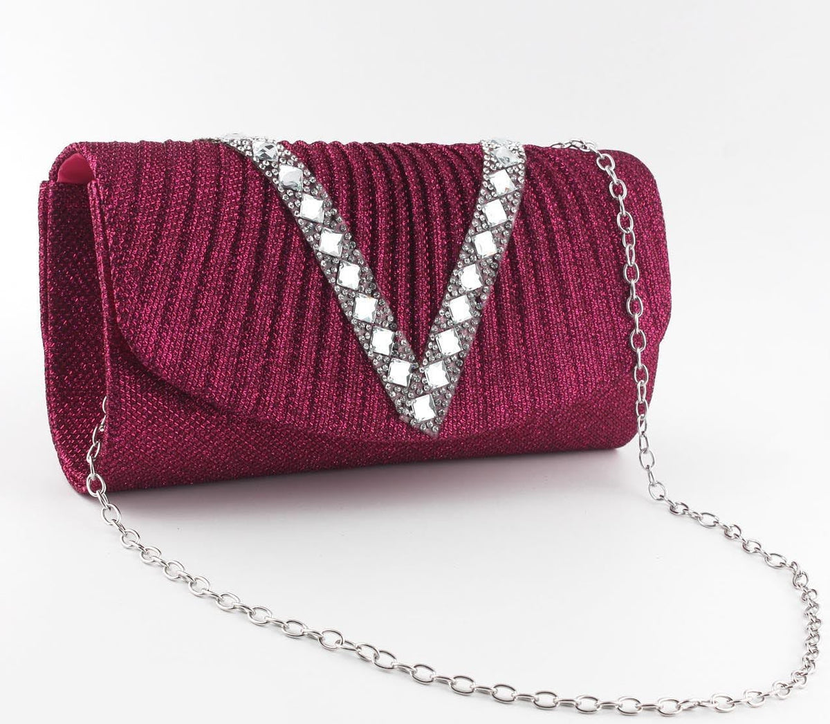 Rhinestone Sparkle Evening Bag
