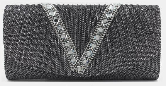 Rhinestone Sparkle Evening Bag