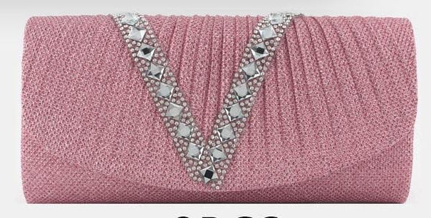 Rhinestone Sparkle Evening Bag