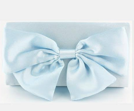 Satin Bow Evening Bag