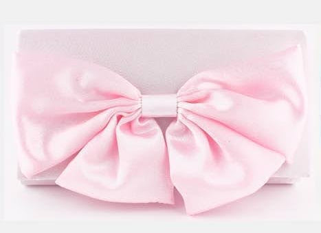 Satin Bow Evening Bag