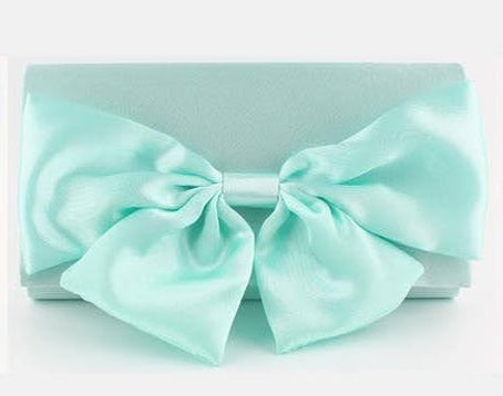 Satin Bow Evening Bag