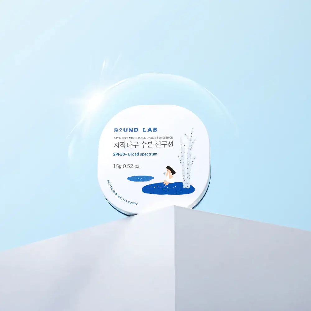 ROUND LAB Birch Juice Moisturizing Sun Cushion SPF50+ 15g