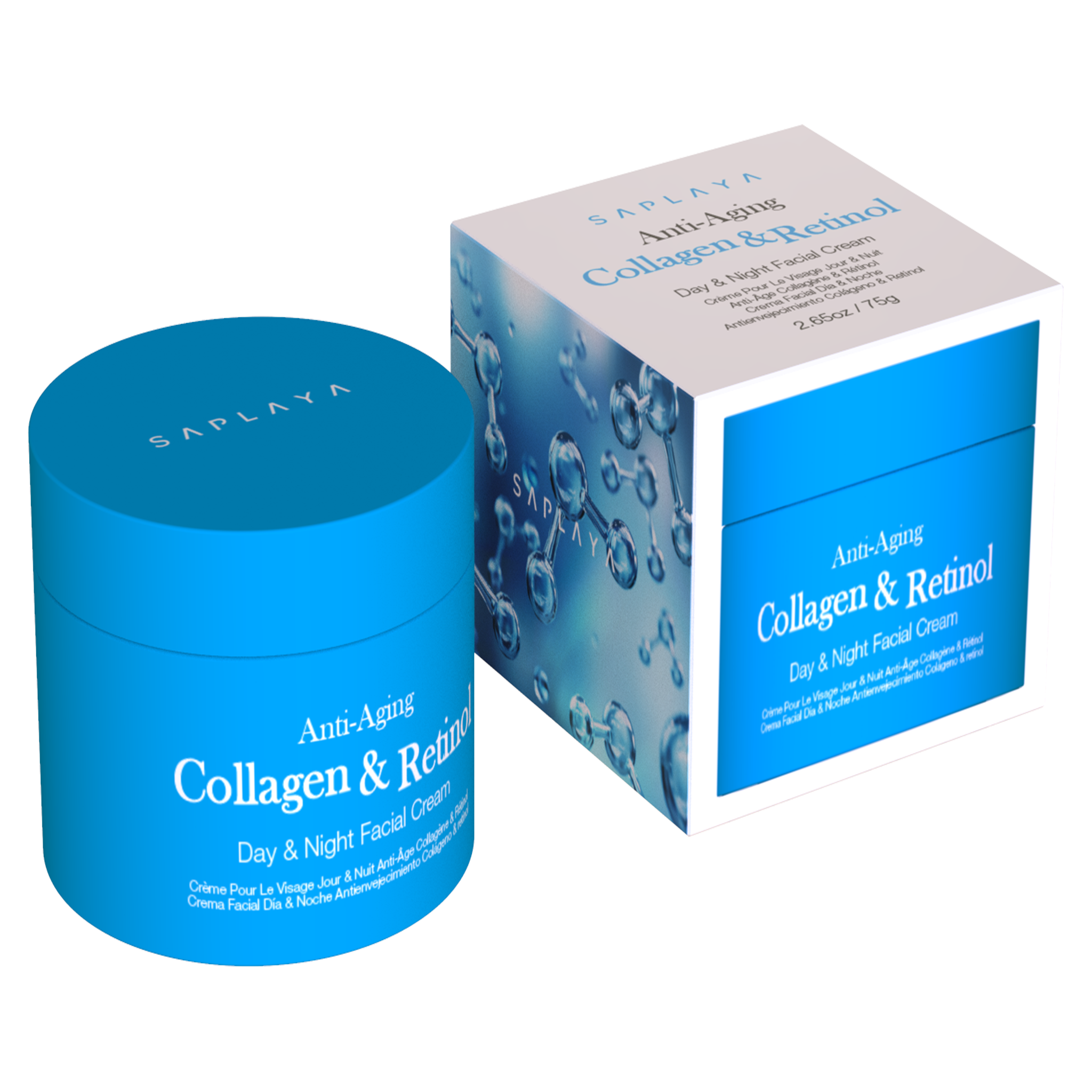 Saplaya - Facial Day/Night Cream Collagen