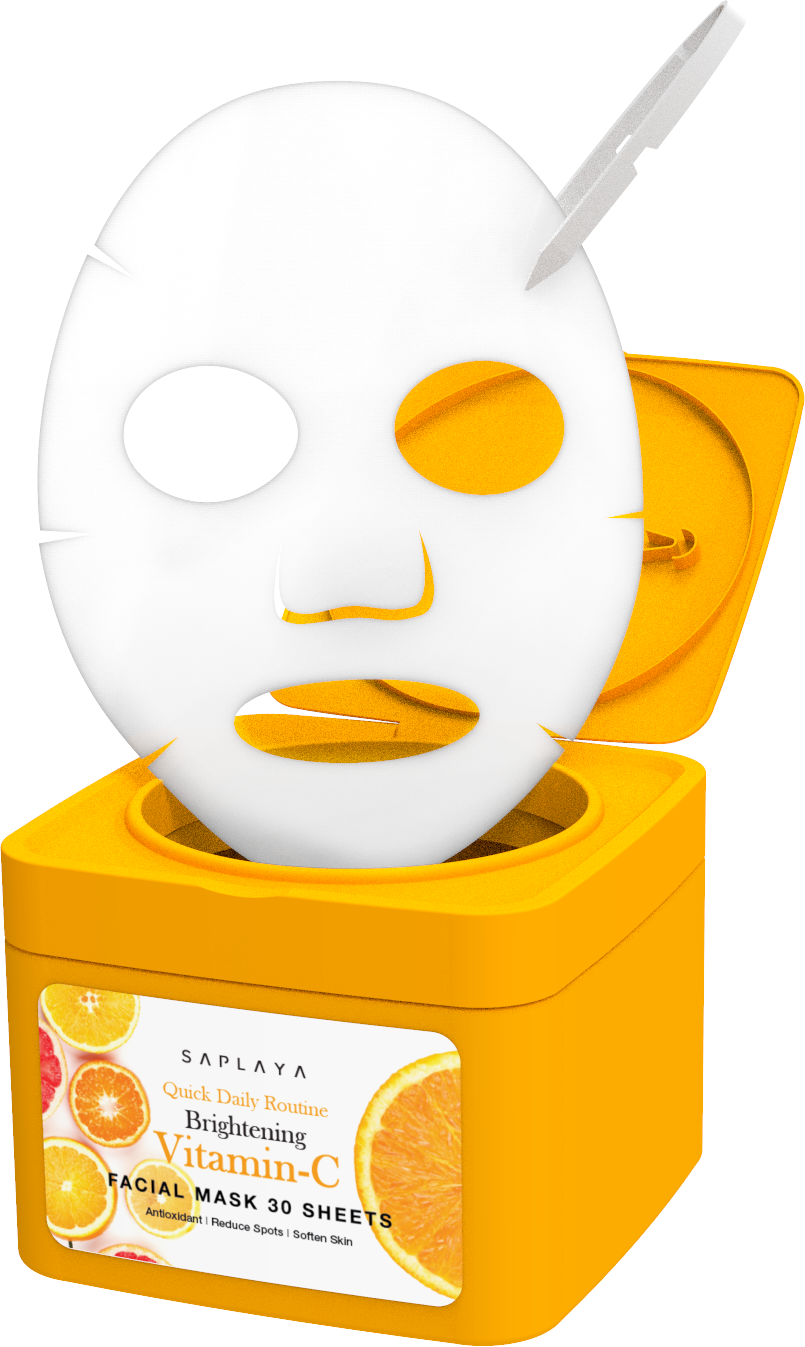 Saplaya - Quick Daily Routine Brightening Vitamin-C Facial Mask