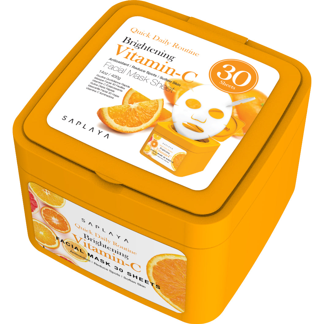 Saplaya - Quick Daily Routine Brightening Vitamin-C Facial Mask