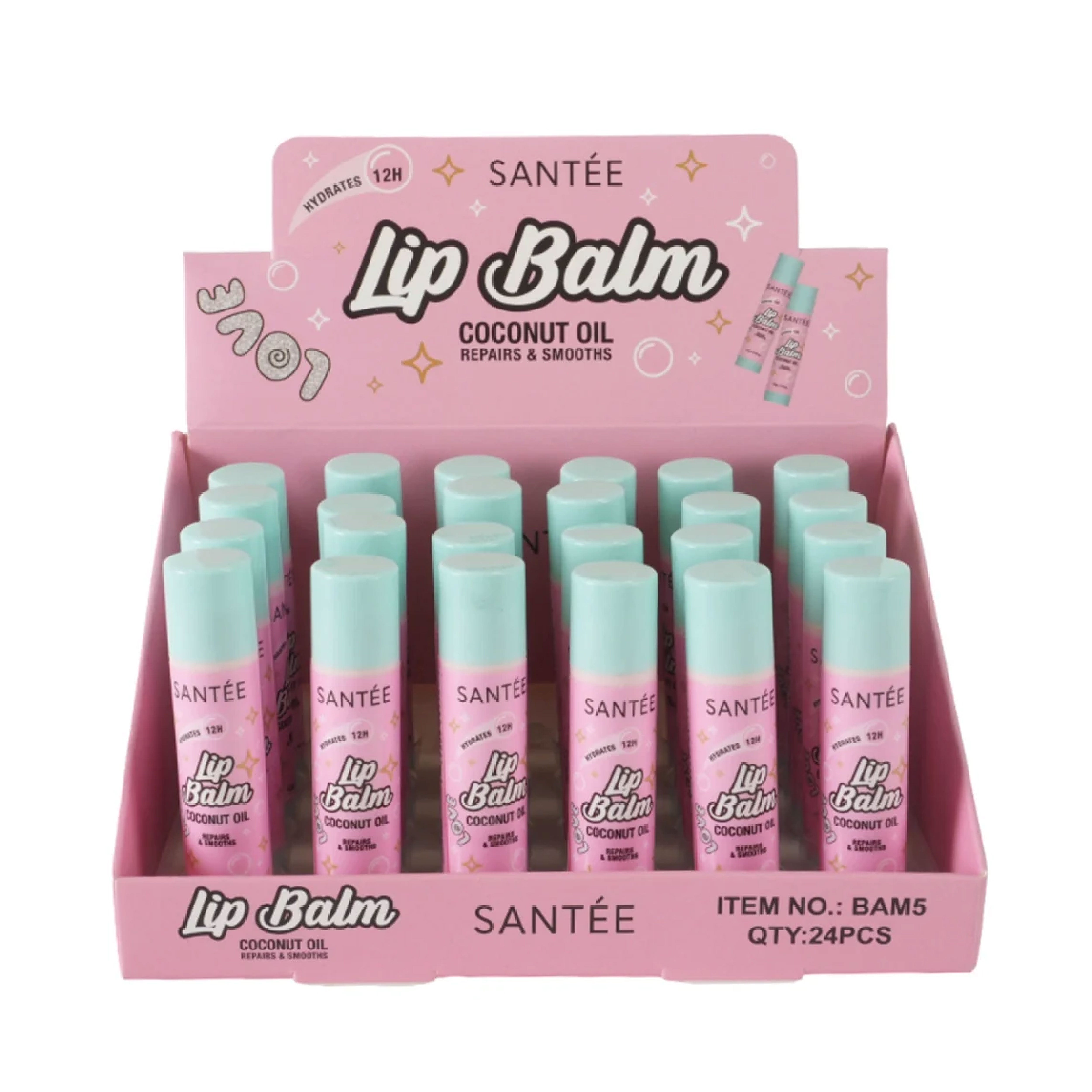Santée Coconut Oil Lip Balm (12H Hydration)