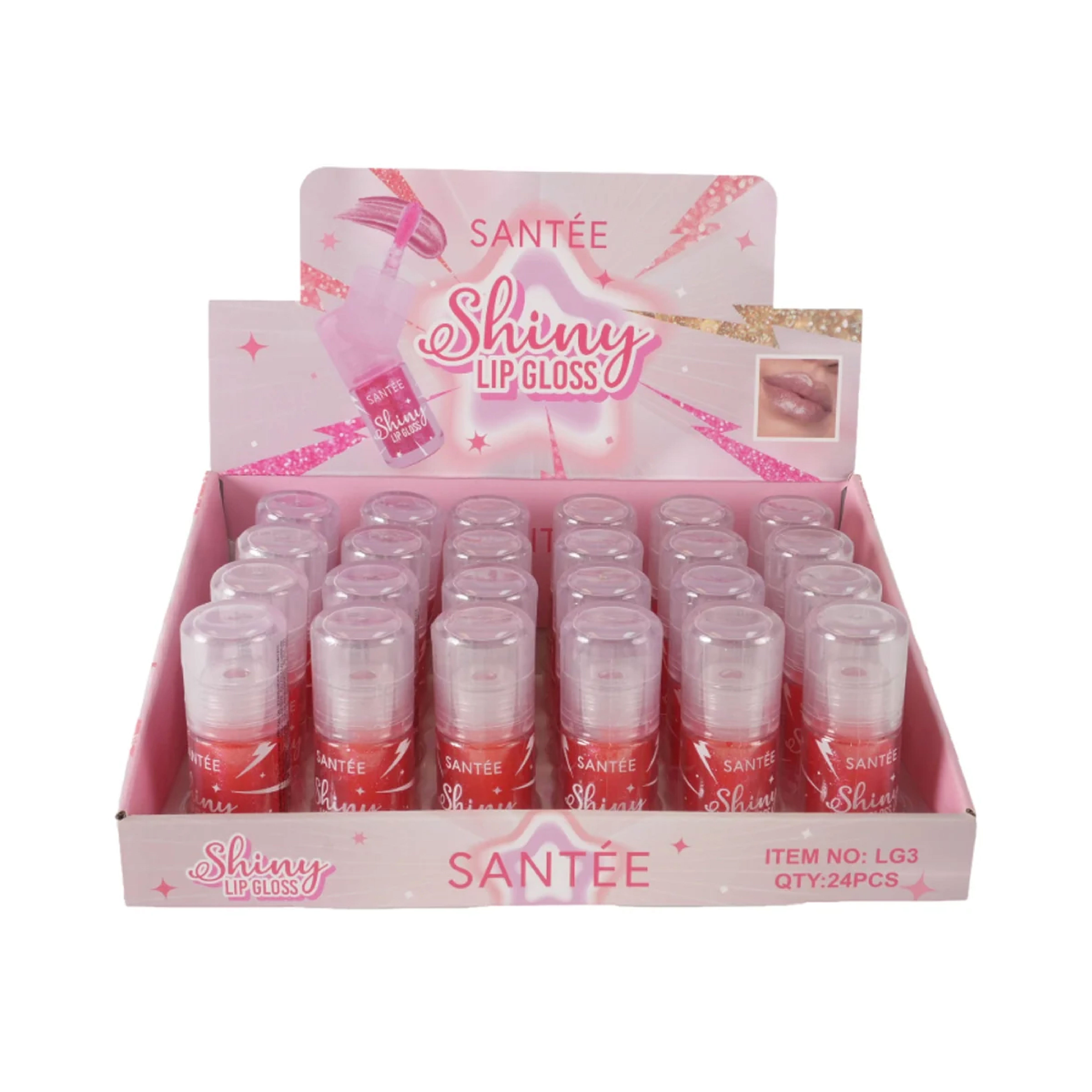 Santée Shiny Lip Gloss (Wand Applicator)