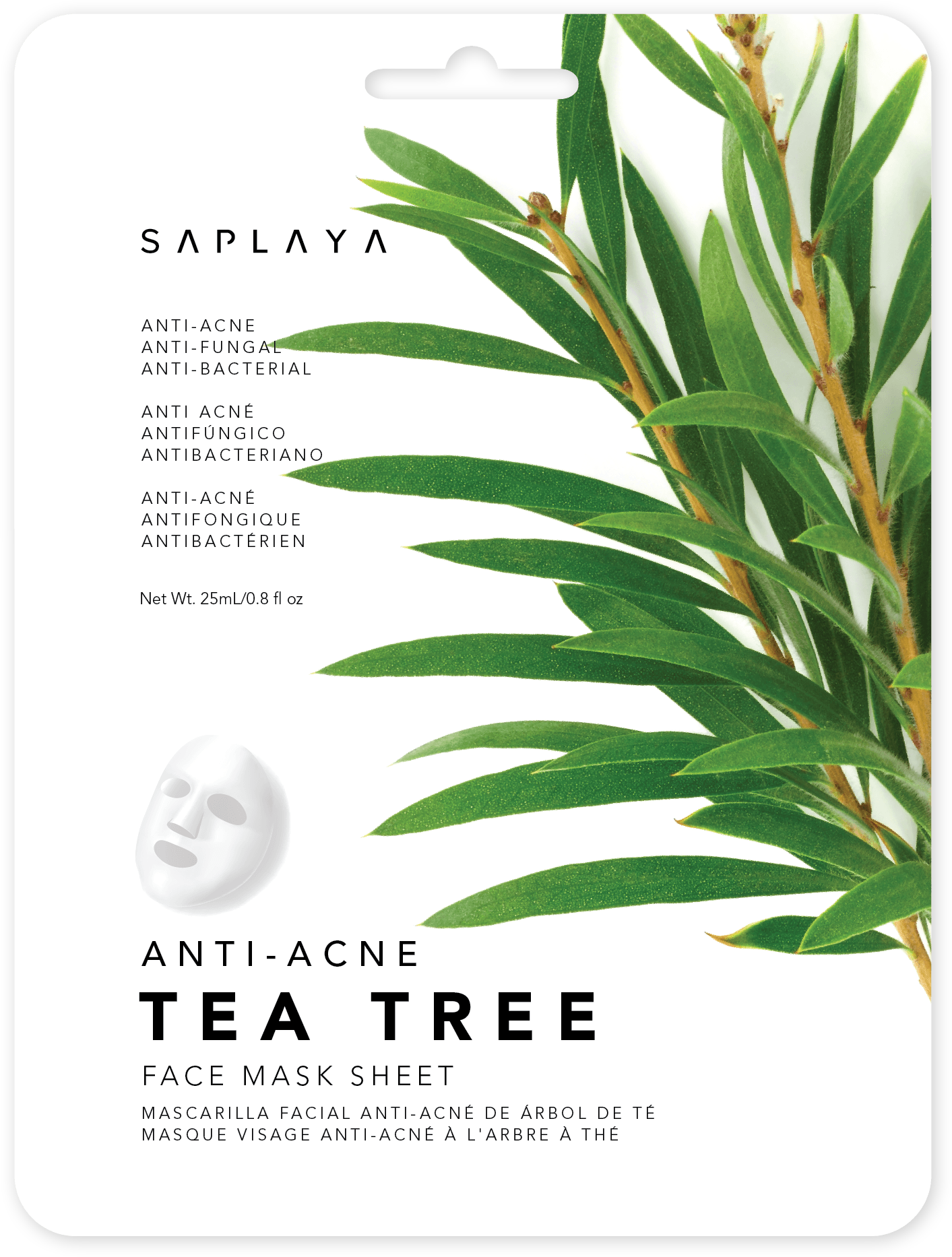 Saplaya - K-Beauty 6-Pack Face Mask Sheets | Detoxifying