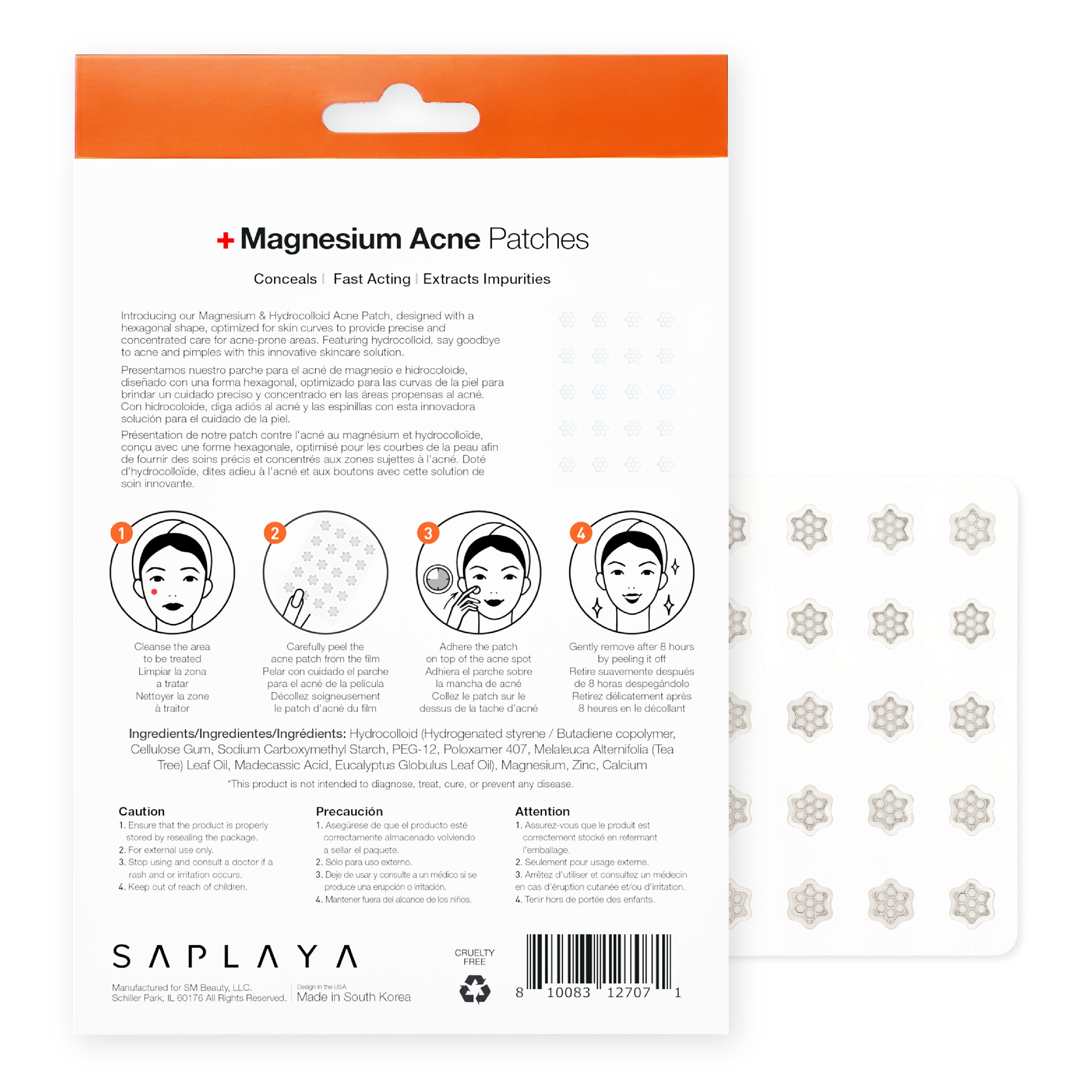 Saplaya - Magnesium Acne Patch