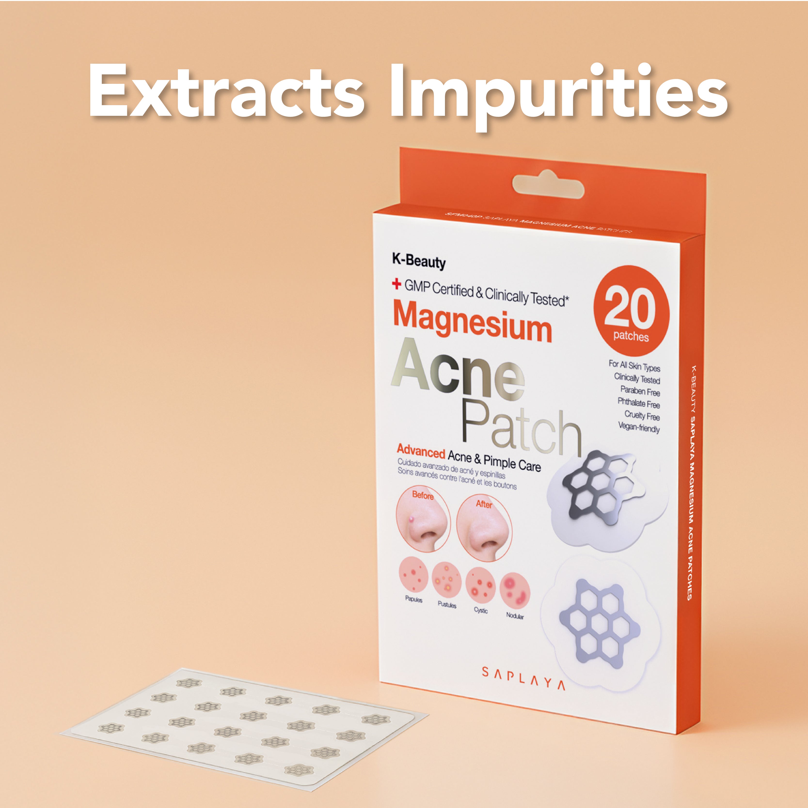 Saplaya - Magnesium Acne Patch