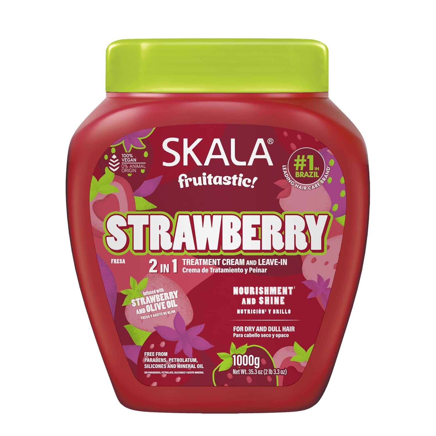 Skala Frutastic Strawberry 2-in-1 Treatment Cream + Leave-In 1000 g