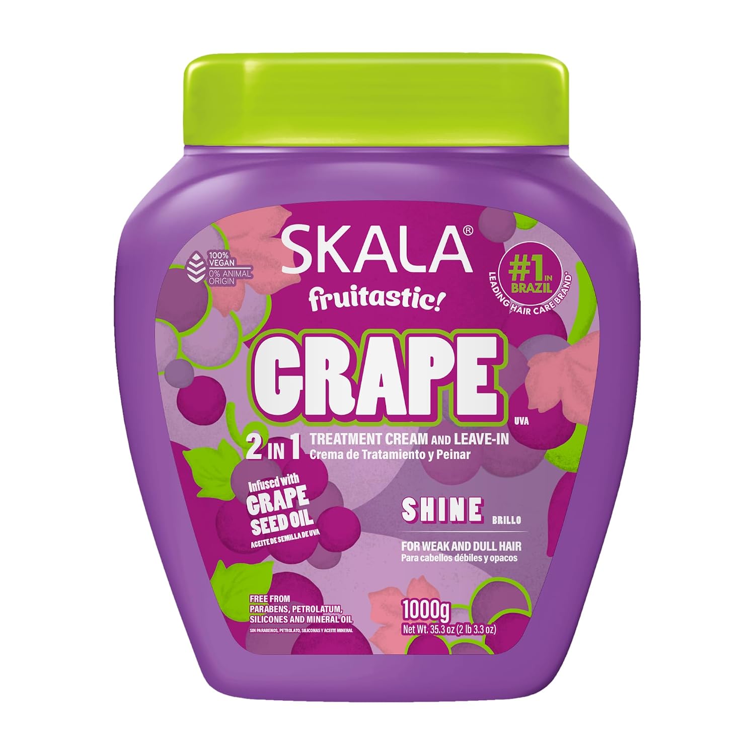 Skala Frutastic Grape 2-in-1 Treatment Cream + Leave-In 1000 g