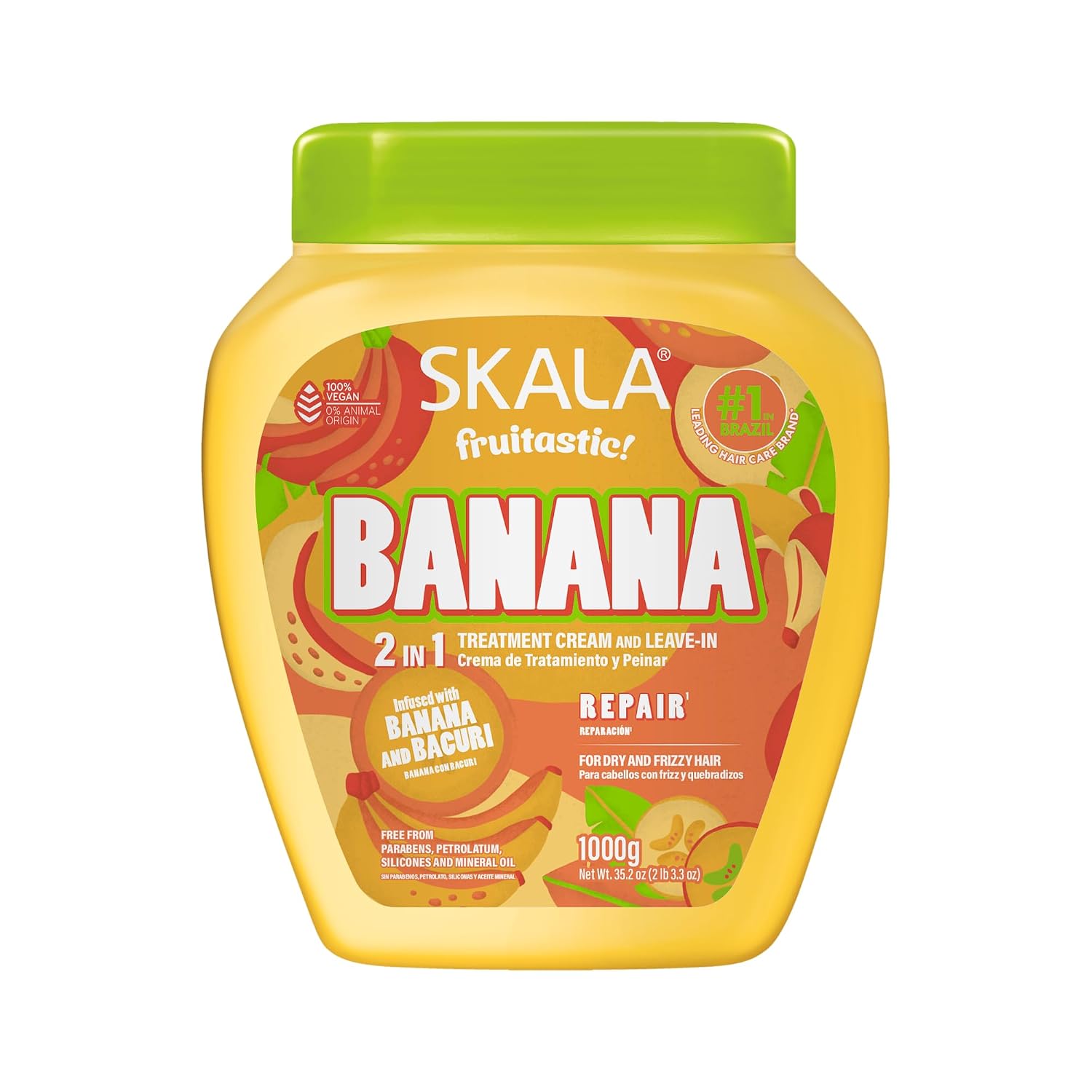 Skala Frutastic Banana 2-in-1 Treatment Cream + Leave-In 1000 g