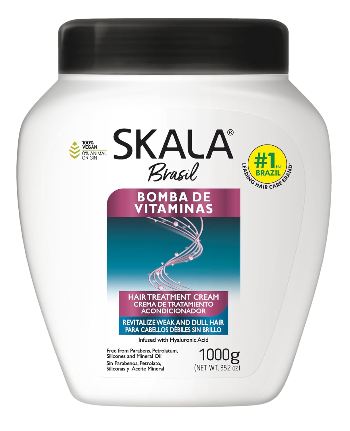 Skala Brasil Bomba de Vitaminas Hair Treatment Cream 1000 g