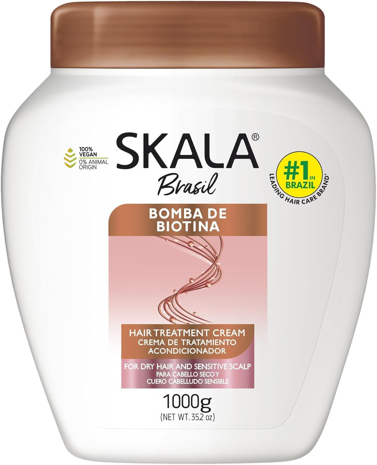 Skala Brasil Bomba de Biotina Hair Treatment Cream 1000 g