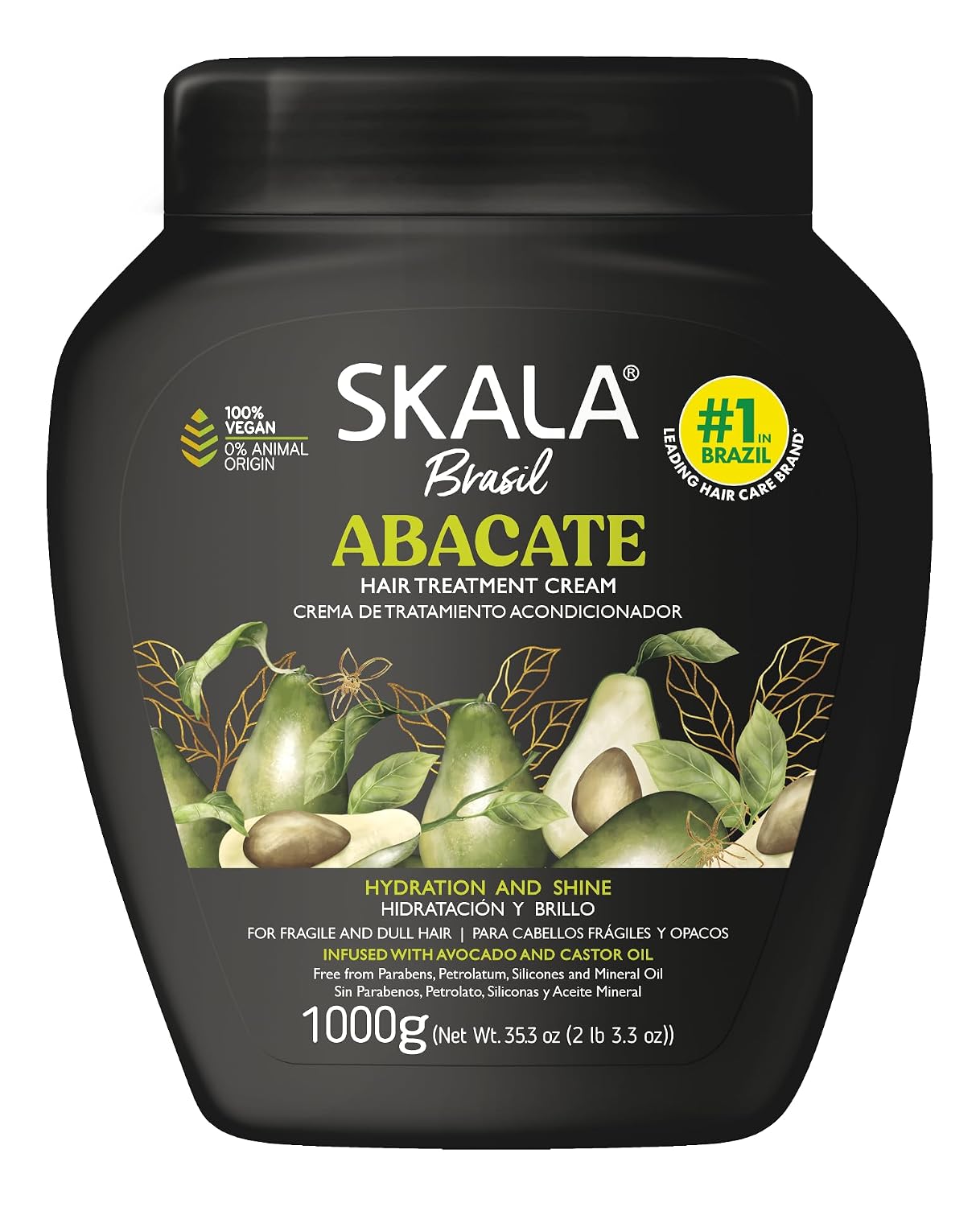 Skala Brasil Avocado Hair Treatment Cream 1000 g