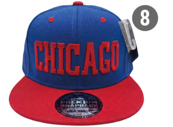 Embroidered Snapback Hat | Chicago Letters