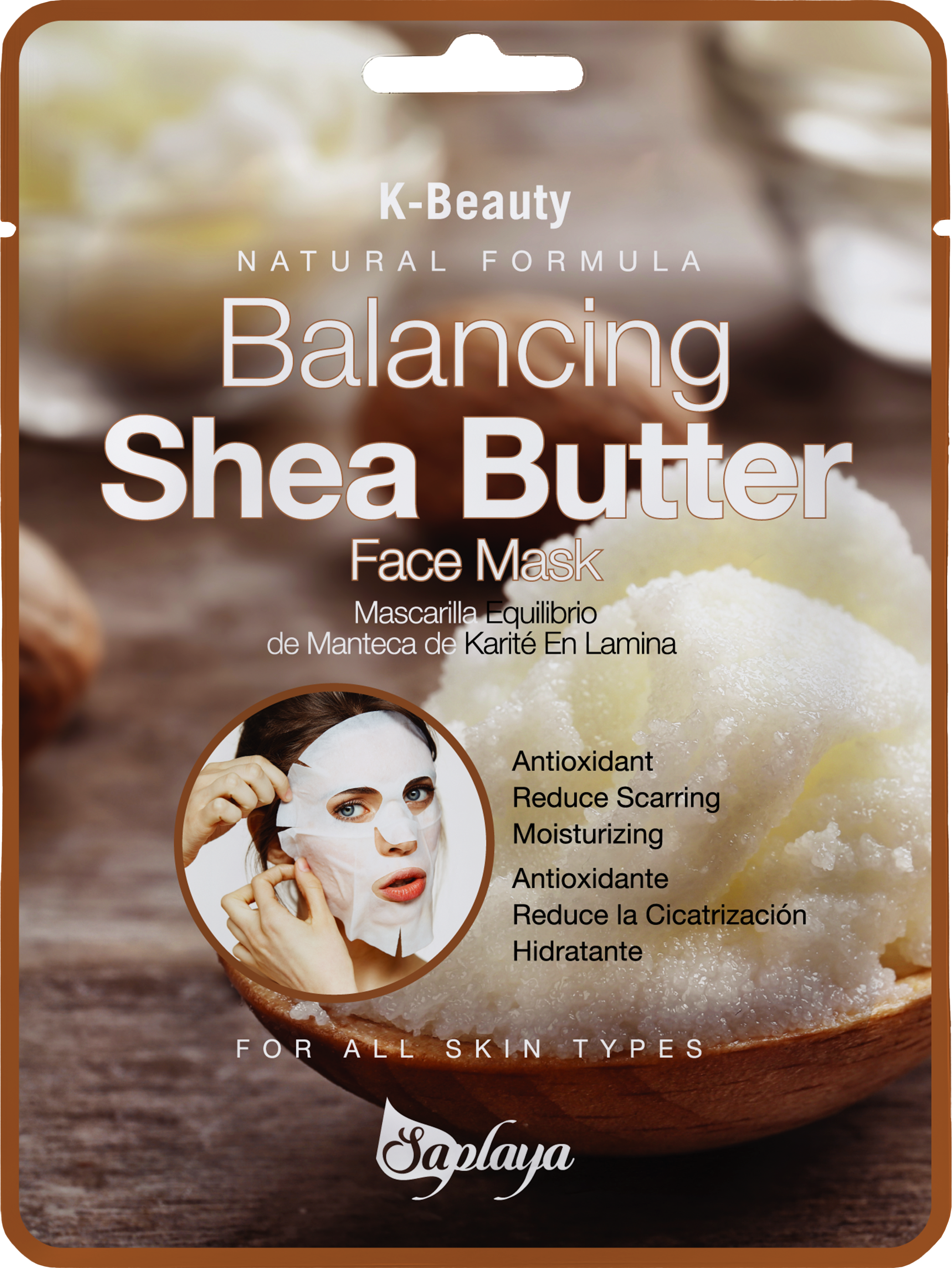 Saplaya - K-Beauty Face Mask Sheets | Shea Butter