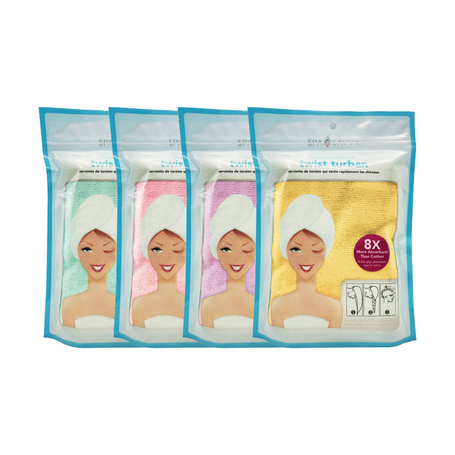 Spa Savvy Microfiber Twist Turban