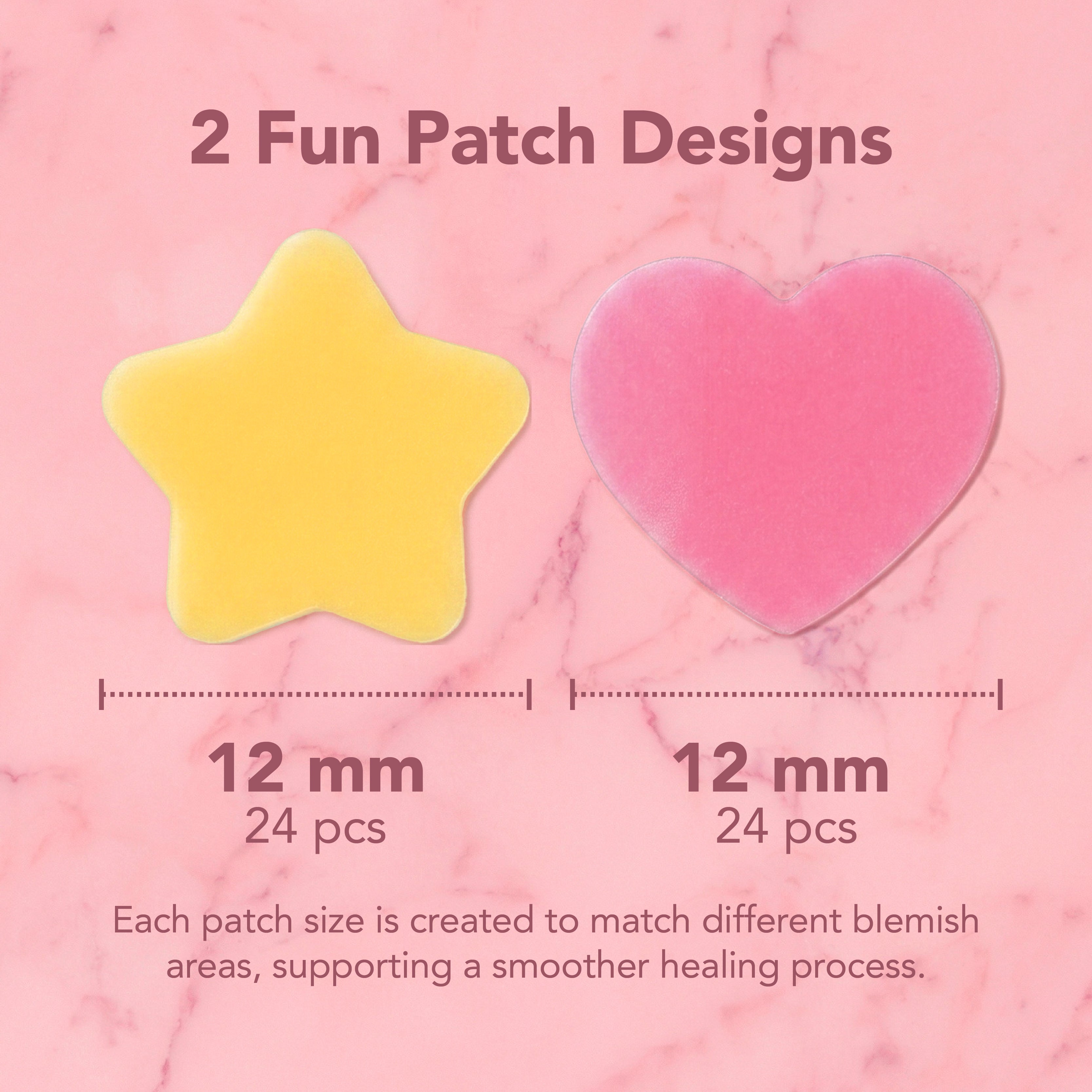 Saplaya - Hydrocolloid ★Star ♥Heart Acne Patch