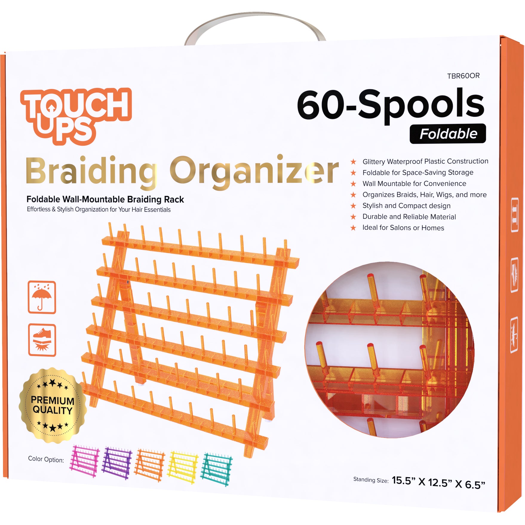 TouchUps - Plastic Braiding Organizer