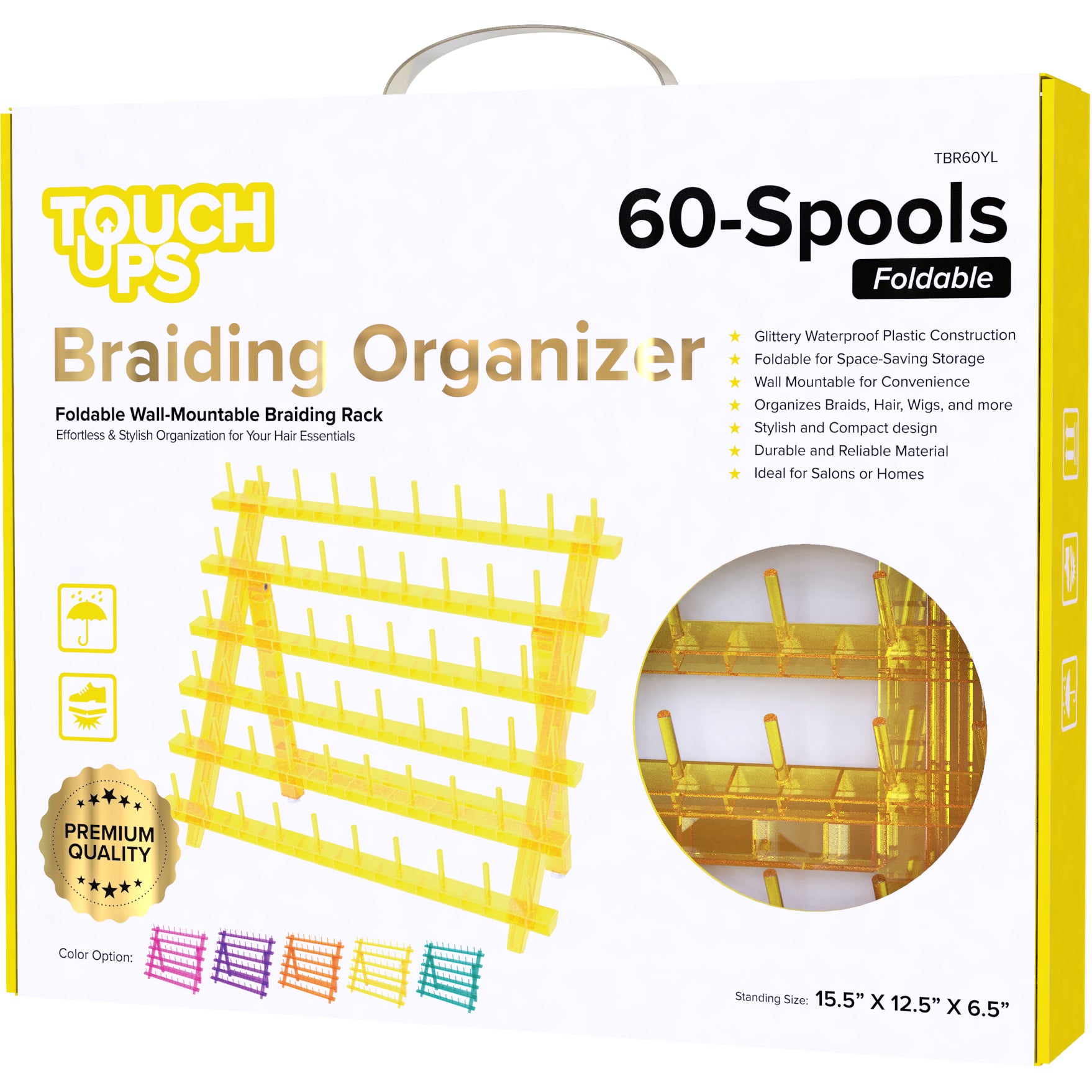 TouchUps - Plastic Braiding Organizer