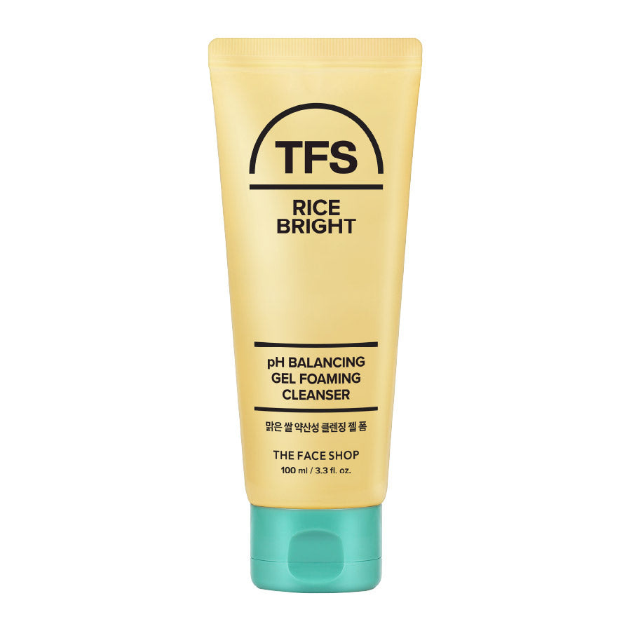 The Face Shop Rice Bright Acidic Cleansing Gel Foam