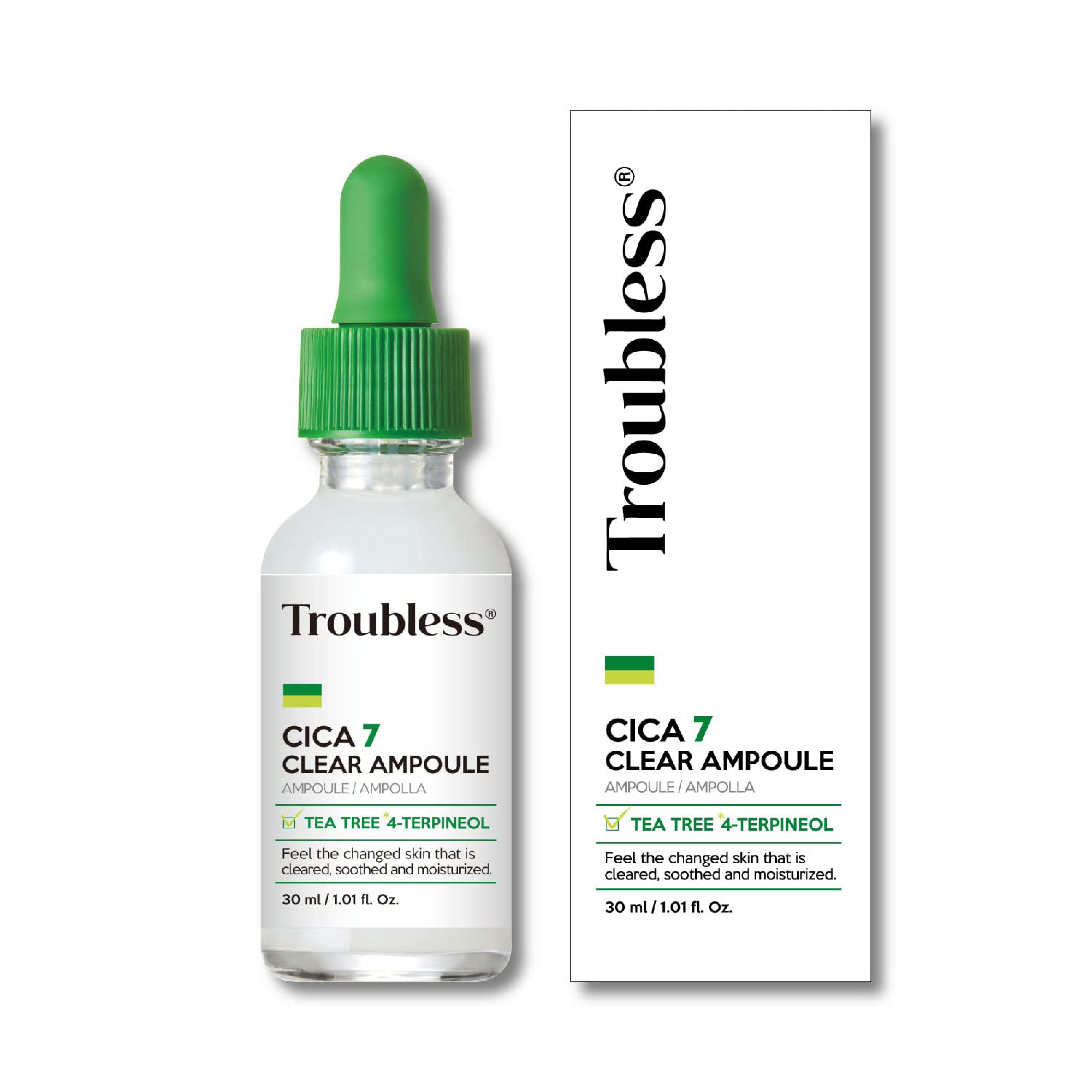 Troubless Cica 7 Clear Ampoule (30ml)