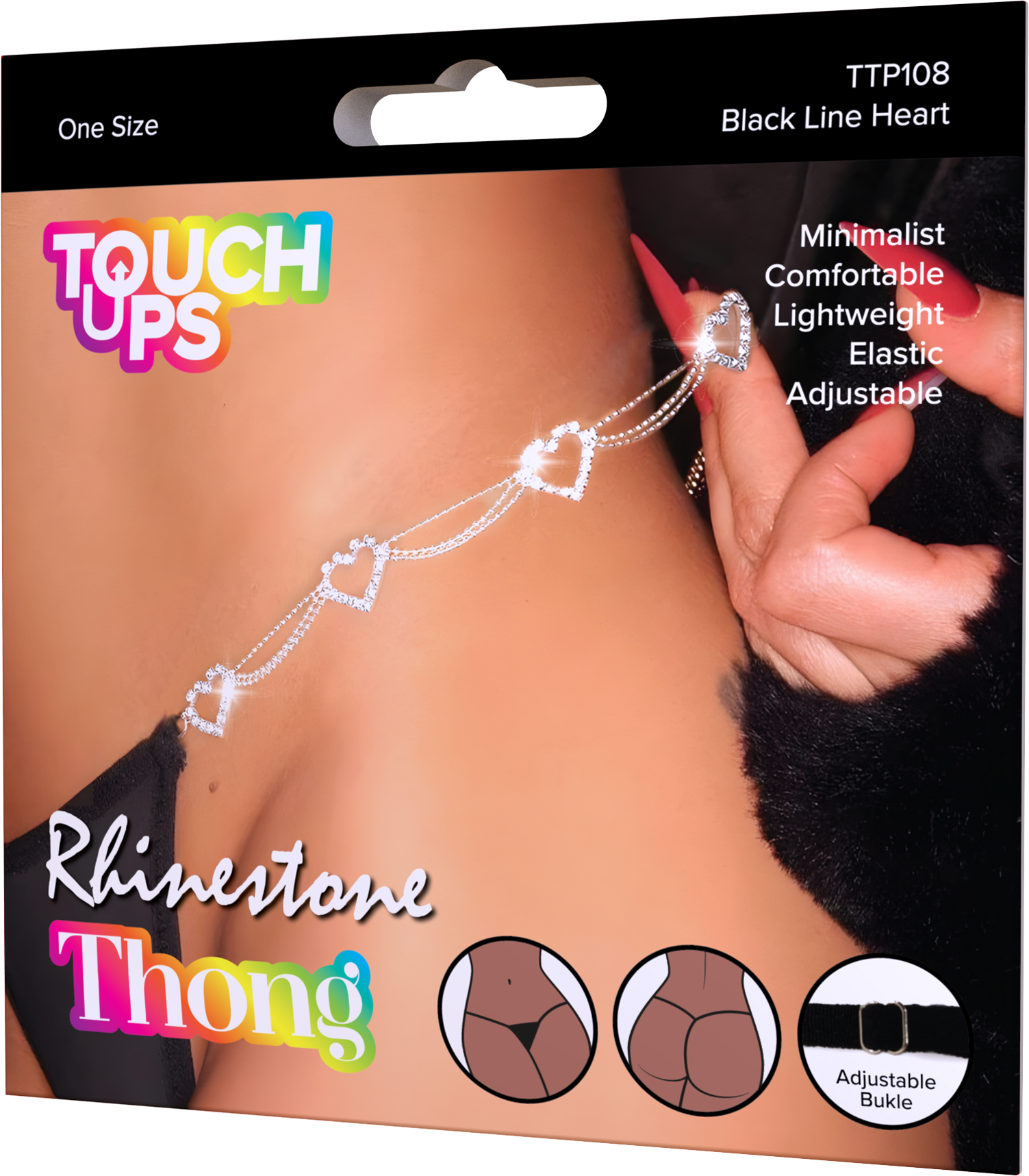 TouchUps - Rhinestone Underwear Thong