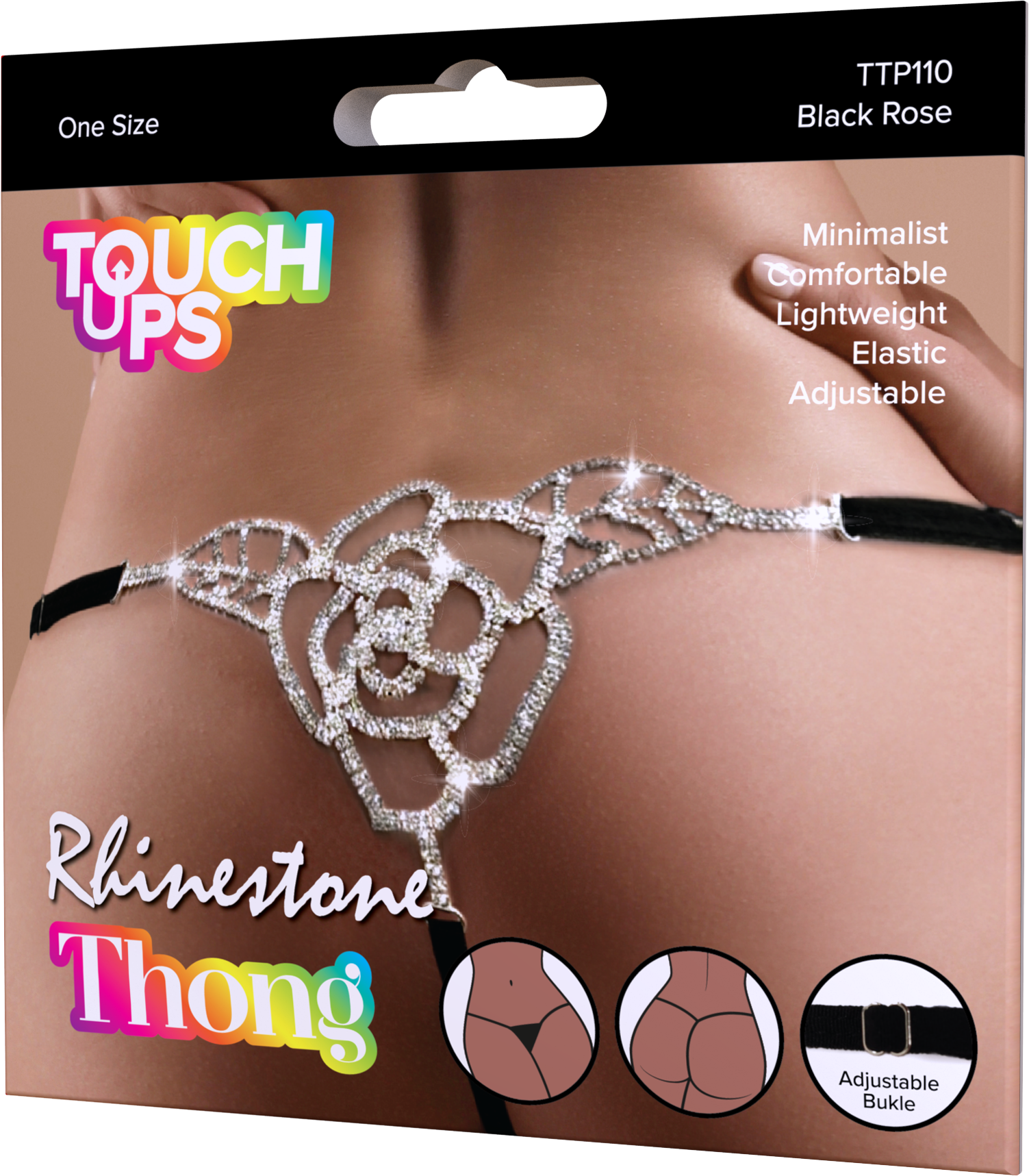 TouchUps - Rhinestone Underwear Thong