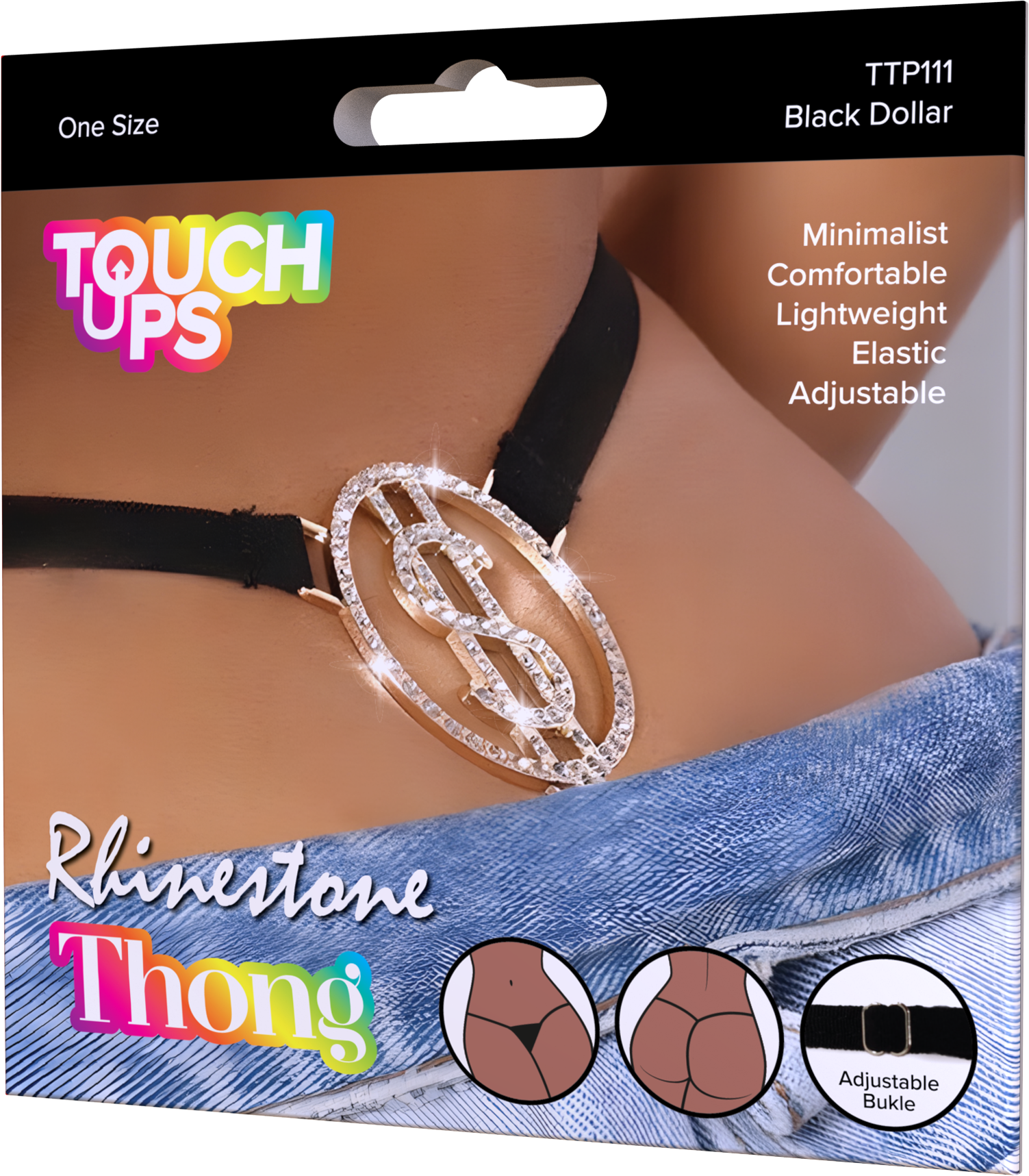 TouchUps - Rhinestone Underwear Thong