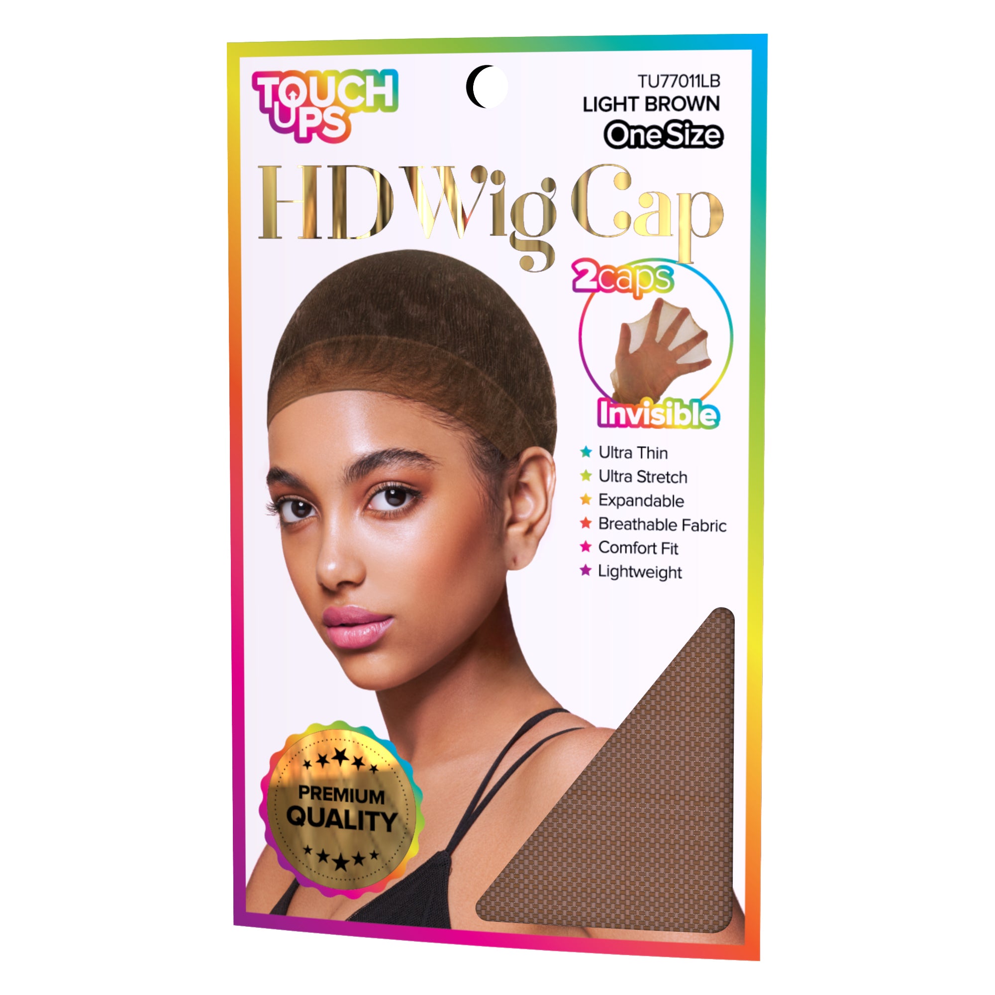 TouchUps - HD Invisible Ultra Thin Expandable Wig Cap