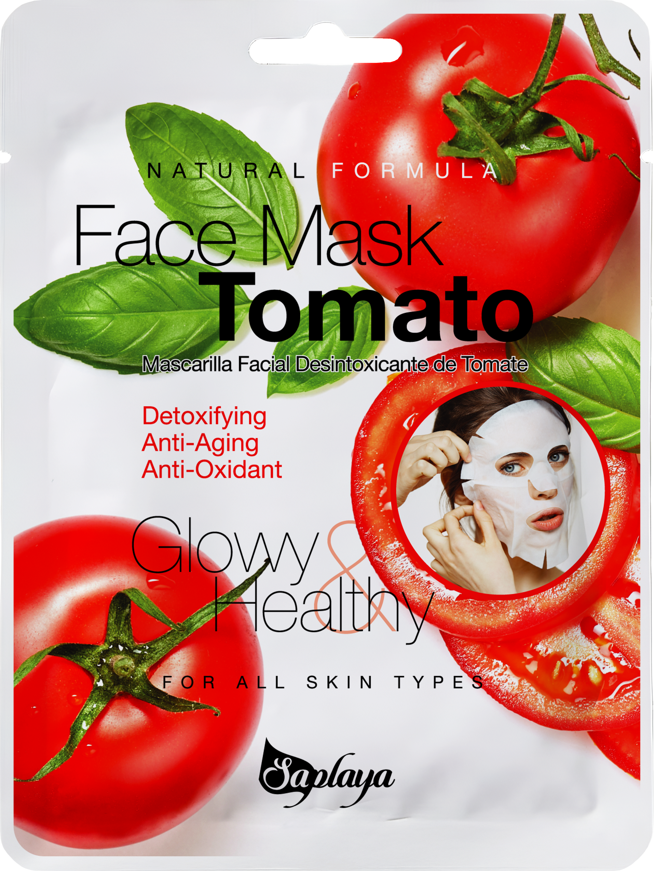 Saplaya - K-Beauty Face Mask Sheets | Tomato