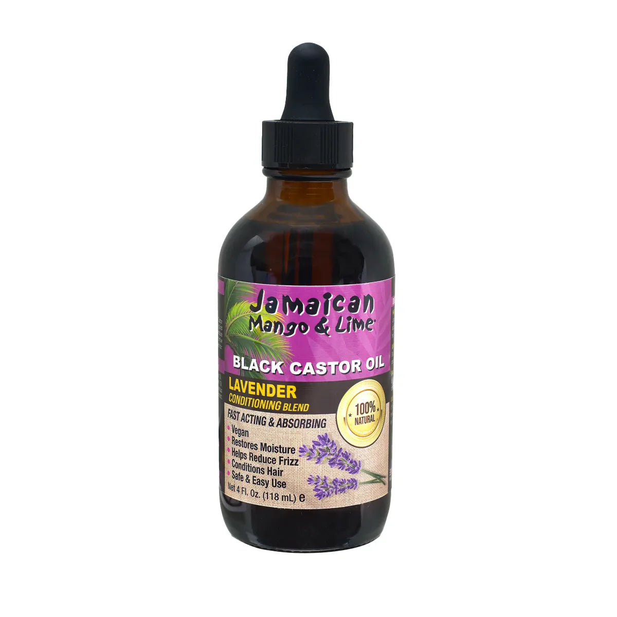 Jamaican Mango & Lime Black Castor Oil Lavender Conditioning Blend 4 fl oz