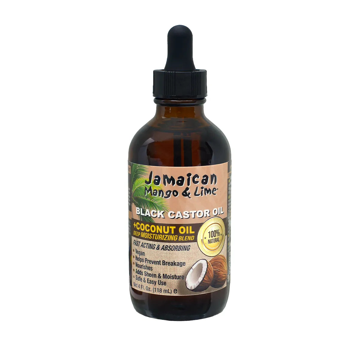 Jamaican Mango & Lime Black Castor Oil + Coconut Oil 4 fl oz