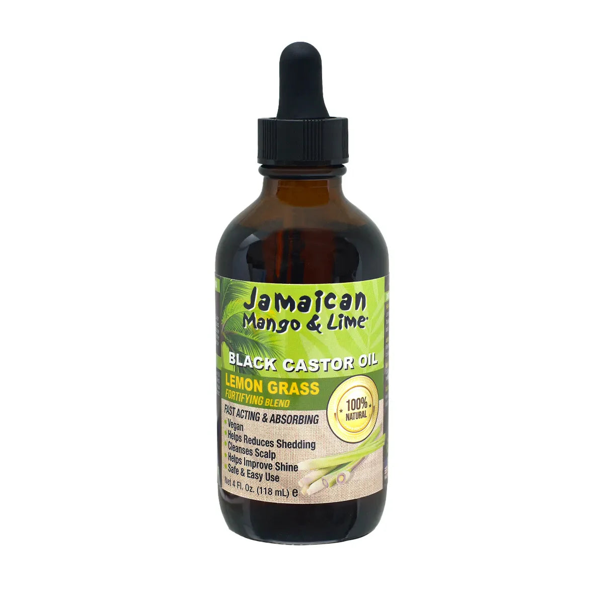 Jamaican Mango & Lime Black Castor Oil Lemongrass Blend 4 fl oz