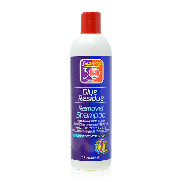 Salon Pro 30 Sec Glue Residue Remover Shampoo 12 fl oz