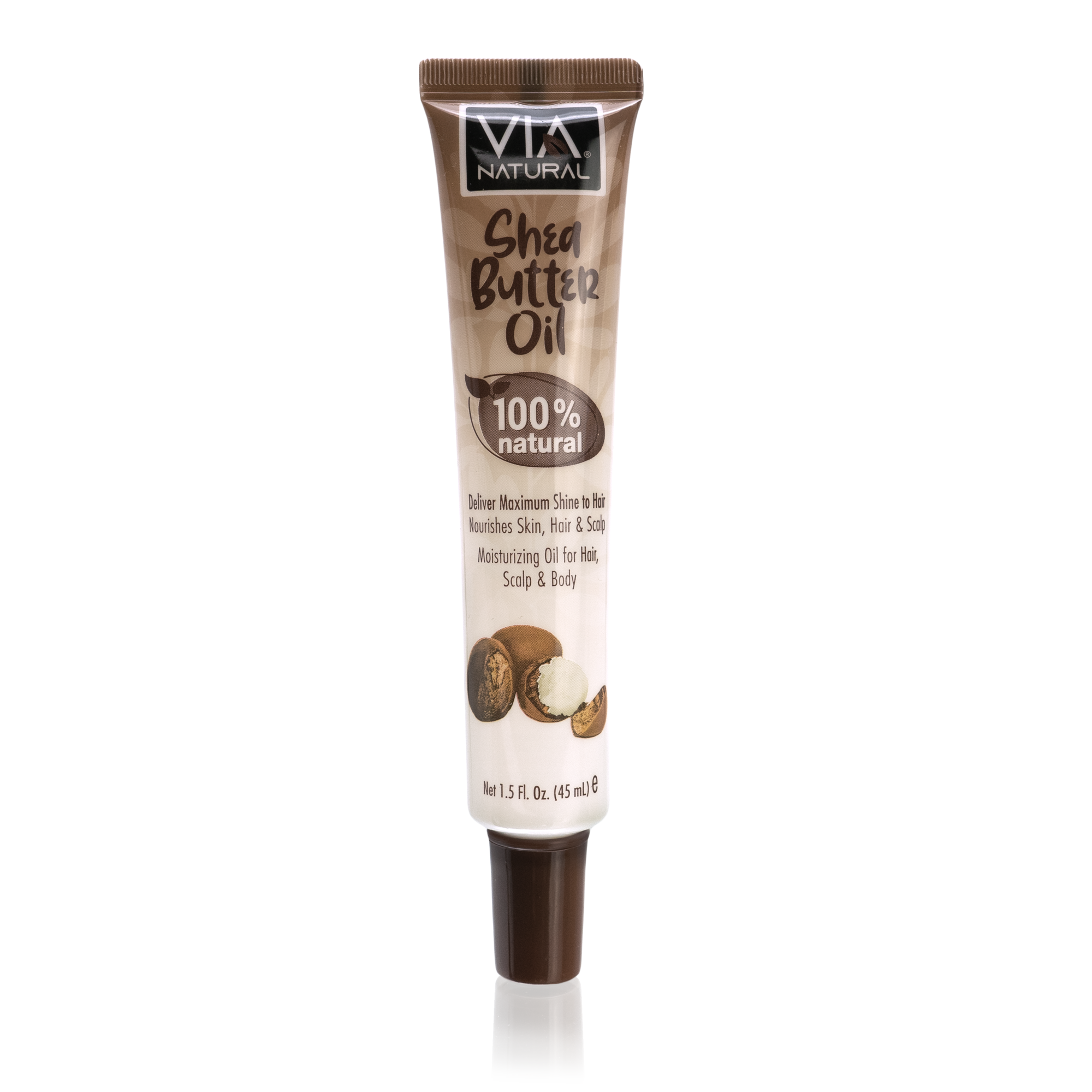 Via Natural Hair, Scalp & Body Moisturizing Oil – 1.5 oz