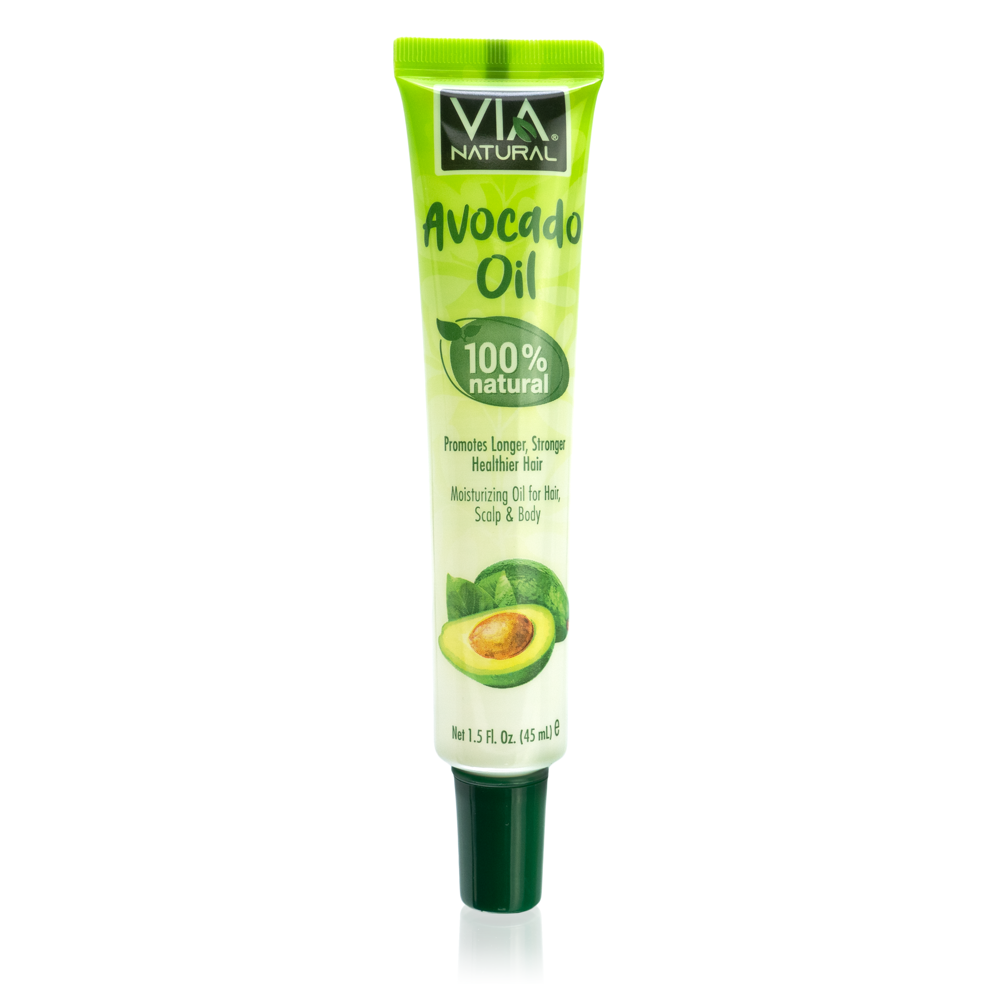 Via Natural Hair, Scalp & Body Moisturizing Oil – 1.5 oz