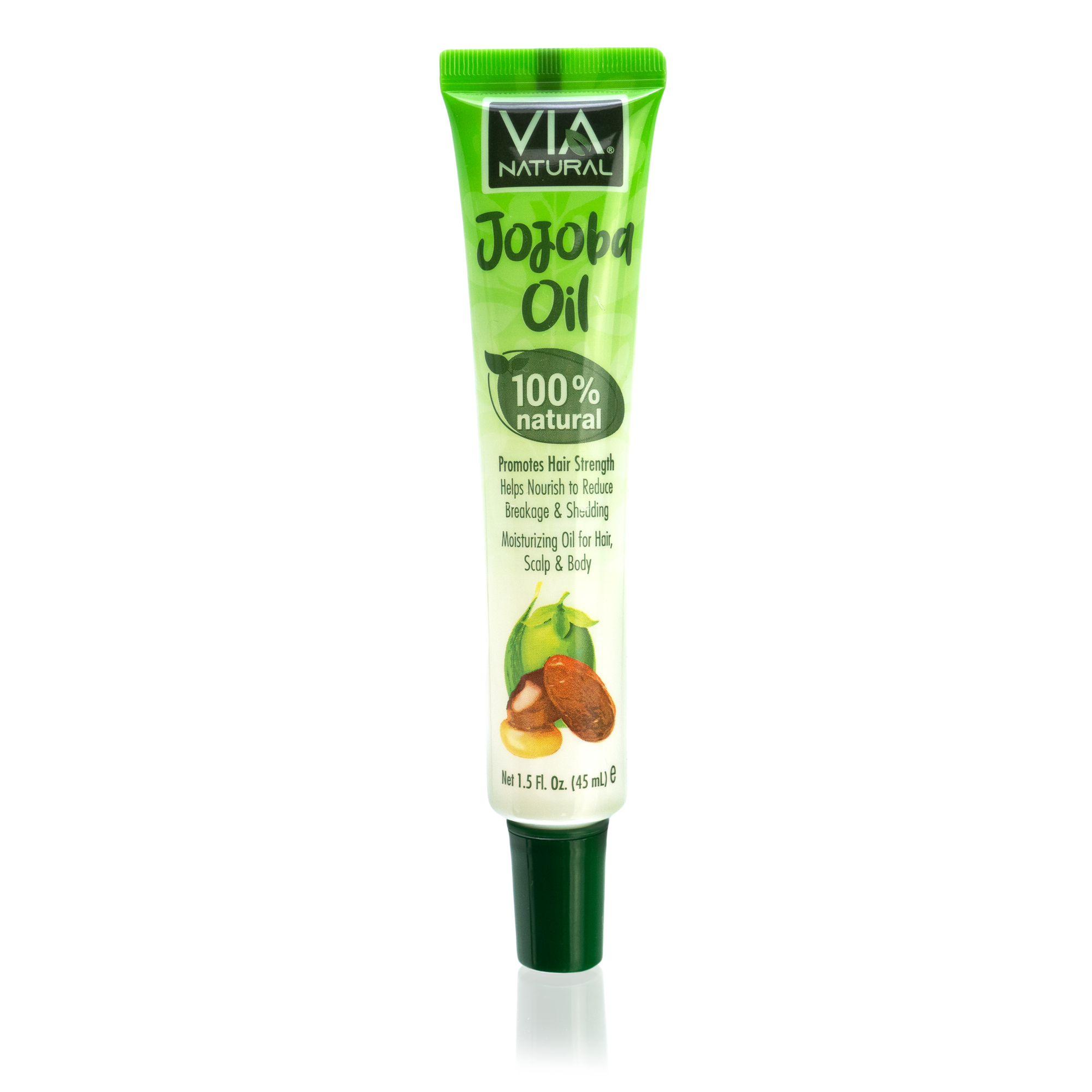 Via Natural Hair, Scalp & Body Moisturizing Oil – 1.5 oz